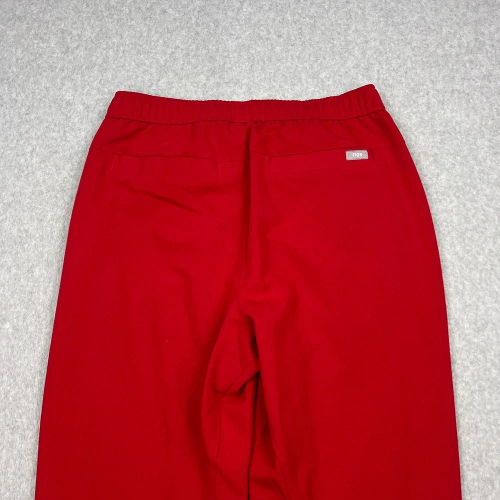 FIGS Tansen Jogger Scrub Pants Mens Medium Tall Red Technical Stretch MXXSW2004T